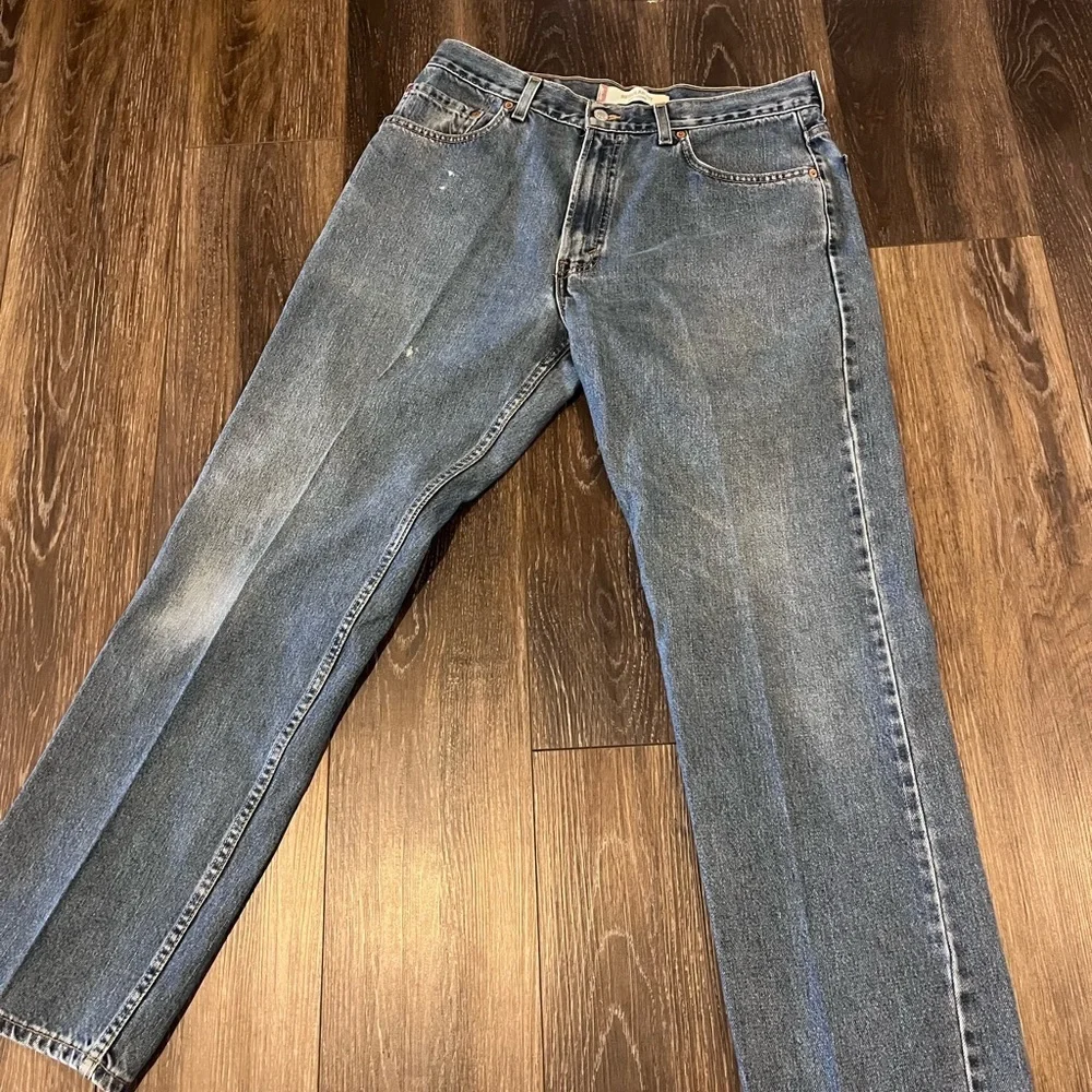 Levi’s 505 Jeans Men’s 36x32 Blue Regular Fit Straight Leg Denim Classic